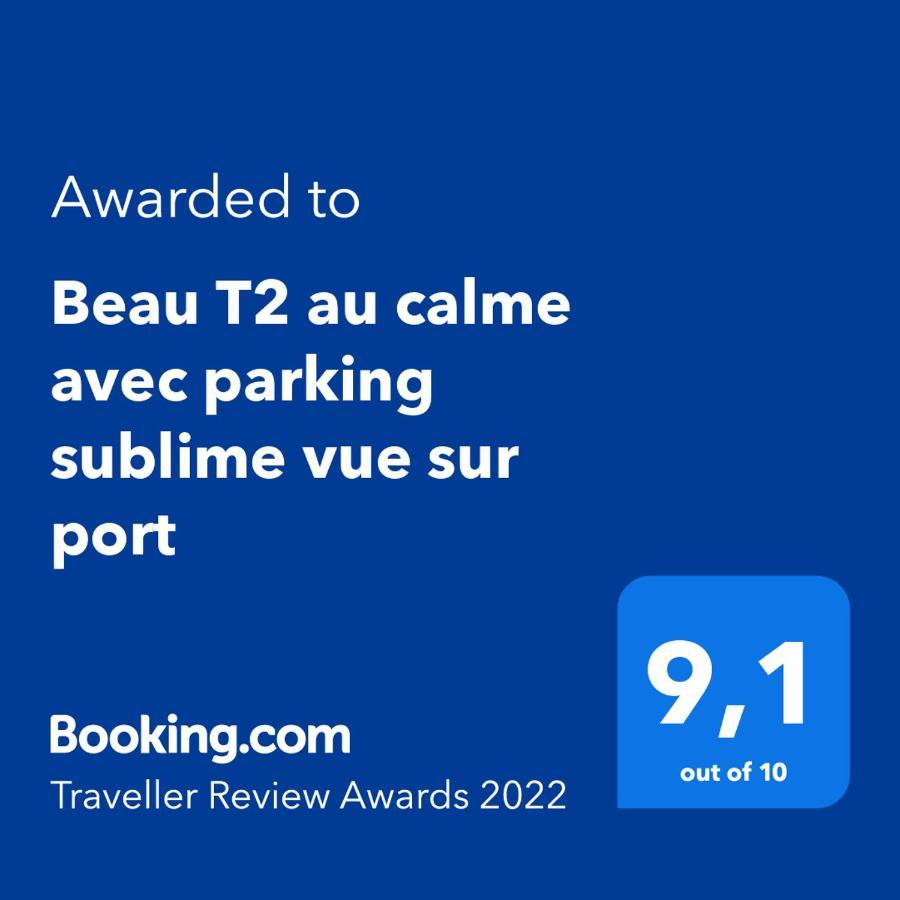 Beau T2 Au Calme Avec Parking Sublime Vue Sur Port Apartamento Canet Exterior foto